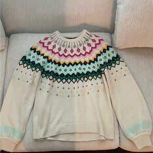 Crown & Ivy Multi-Colored Knit Sweater
